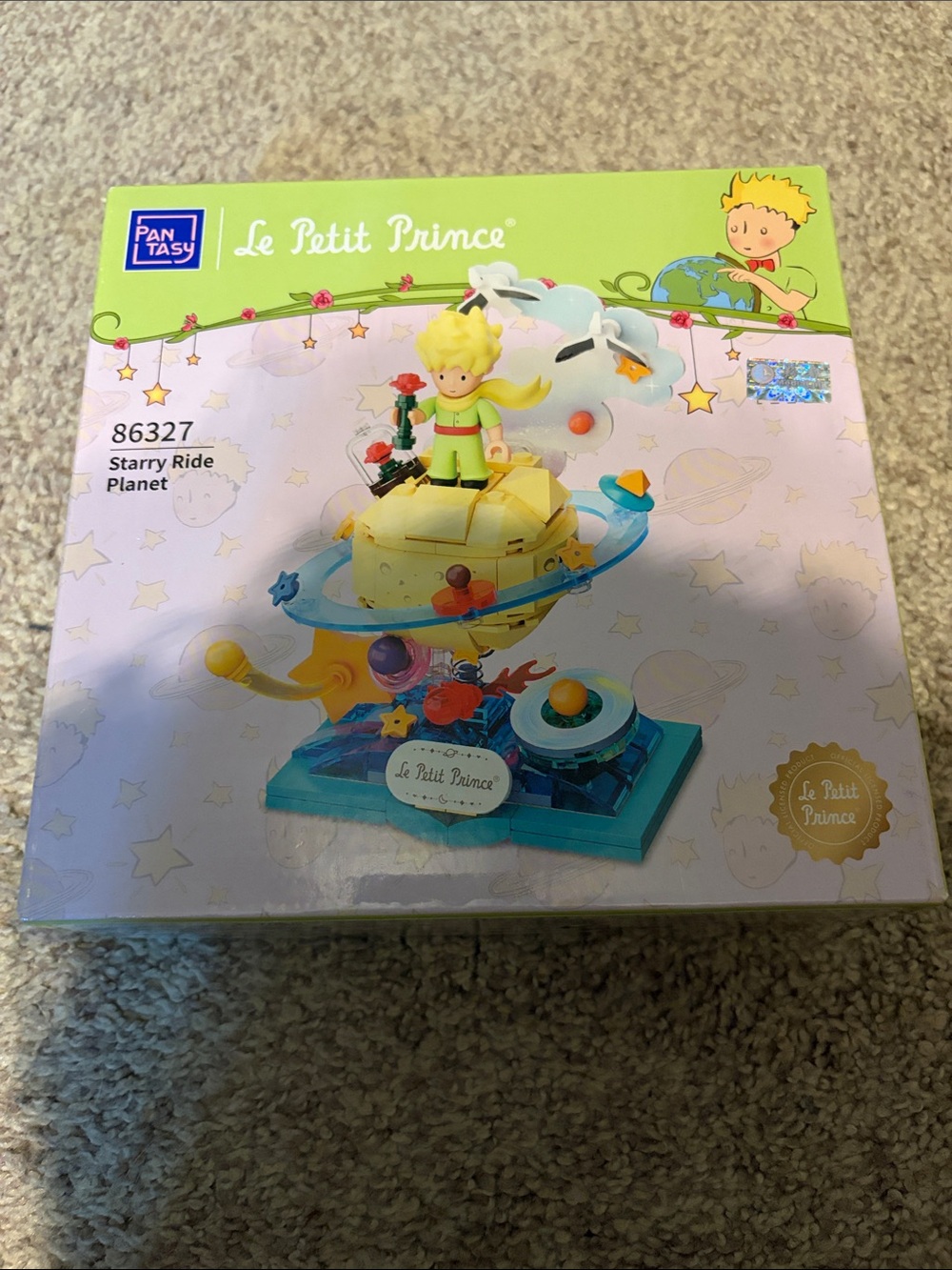 Le Petit Prince Starry Ride Planet Building Set - Yellow & Blue